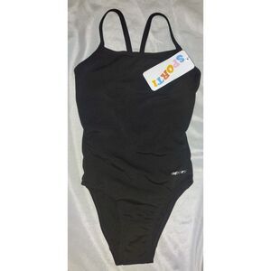 NWT Sporti HydroLast Micro Back One Piece Swimsuit Size 24 0 XXS Competitive